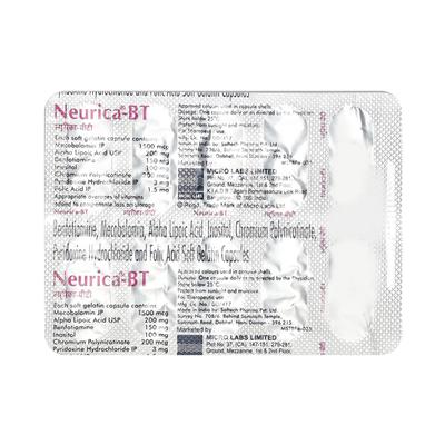 Neurica BT Capsule 10'S - Supplements-Vam