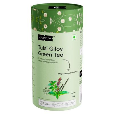 Kapiva Tulsi Giloy Green Tea Powder 100 gm - Teas