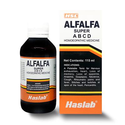 Haslab Alfalfa Super ABCD SF Tonic 115 ml - Speciality Medicine