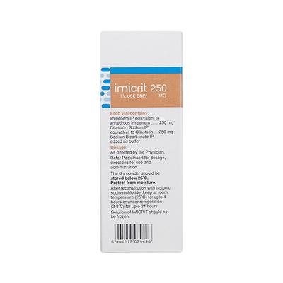 Imicrit 250mg Injection 1's - Bacterial Infections-OBL