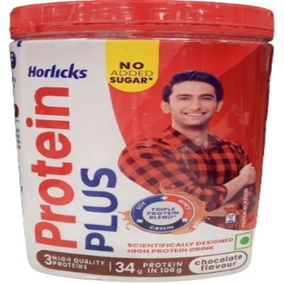 Horlicks Protein Plus Powder - Chocolate Flavour 400 gm (Pet Jar) - Daily Health Drinks