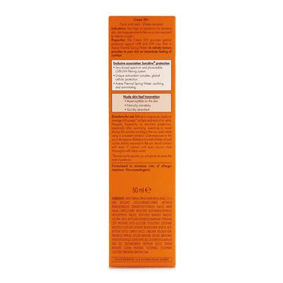 Avene Very High Protection SPF 50 + Cream 50 ml - Face Sunscreen