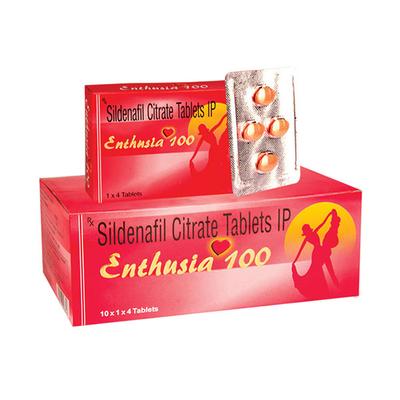 Enthusia 100mg Tablet 4'S - Impotence/Erectile Dysfunction (Ed)