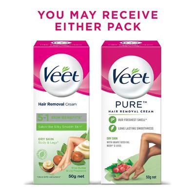 Veet Hair Removal Cream - Dry Skin 50 gm - Shaving & Hair Removal