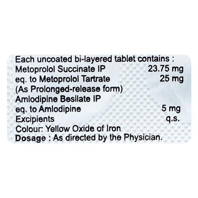 BITMET AM 25 Tablet 10's - Hypertension-Bet