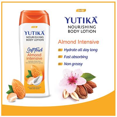 Yutika Soft Touch Nourishing Body Lotion - Almond Intensive 300 ml - Lotions & Creams