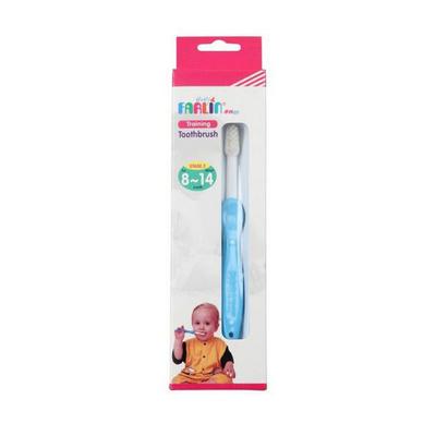 Farlin Training Toothbrush (8 - 14 months) - Blue 1's - Baby Oral Care