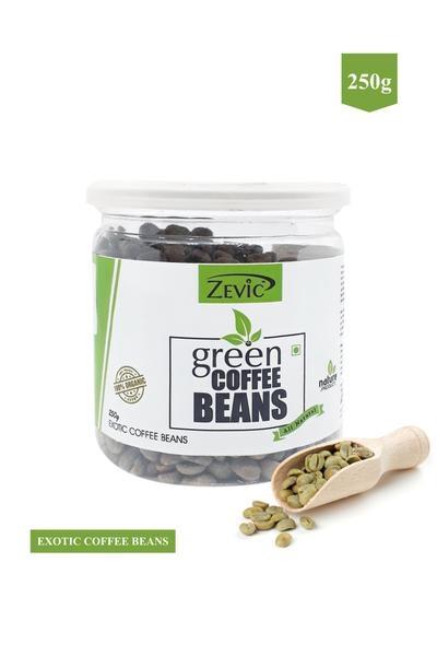 Zevic Green Coffee Beans 250 gm - Green/Herbal Teas