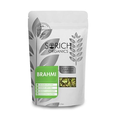 Sorich Organics Dried Leaves - Brahmi 100 gm - Herbal Dietary Supplement