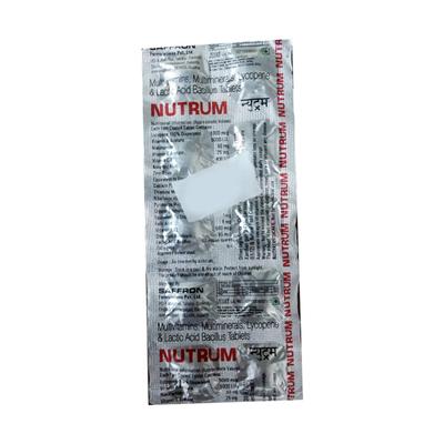 Nutrum Tablet 10'S - Supplements-Vam