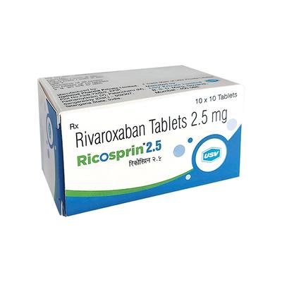 RICOSPRIN 2.5mg Tablet 10's - Blood Clot-Ant