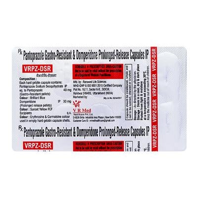 VRPZ DSR Capsule 10's - Ulcer/Reflux/Flatulence-Aaa