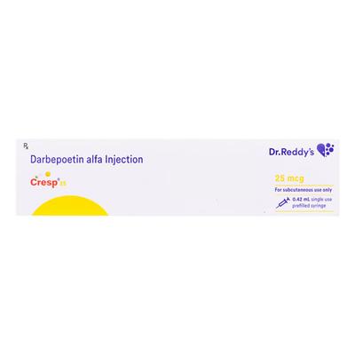 Cresp 25Mcg Injection(Pfs) 0.42ml - Haematopoiesis-Hae