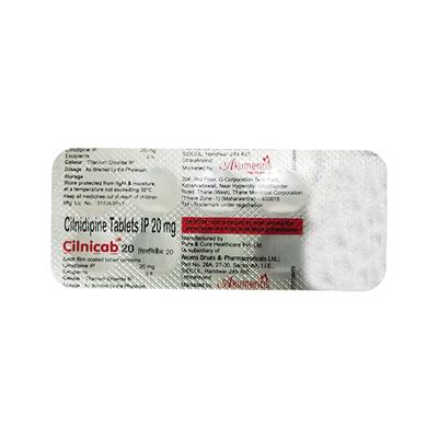 Clinicab 20mg Tablet 10'S - Hypertension-Cal