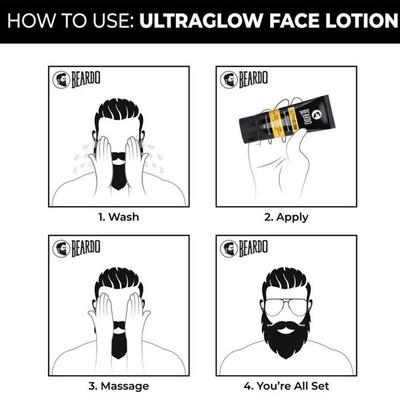 Beardo Ultraglow All in 1 Daily Moisturising Face Lotion - Men 100 gm - Lotions & Creams