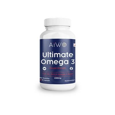 Aiwo Ultimate Omega 3 Double Strength 1000 mg Capsule 30's - Omega Fish Oil Fatty Acids