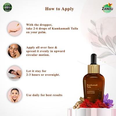 Zandu Kumkumadi Taila 30 ml - Personal Care (Ayush)