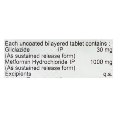 CARRYL M FORTE 30mg Tablet 10's - Diabetes-Ant