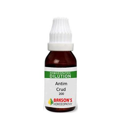 Bakson's Antim Crud 200 CH Liquid 30 ml - Dilutions