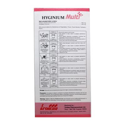 Hyginium Multi Disinfectant Effervescent Tablet (Pack of 2 x 8's) - Others