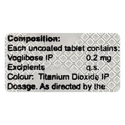 VOGLIAID 0.2 Tablet 10's - Diabetes-Ant