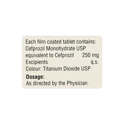 ZALOZIL 250 Tablet 6's - Bacterial Infections-Cep