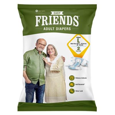 Friends Adult Diapers - Moderate (L) 2's - Adult Diapers & Pads