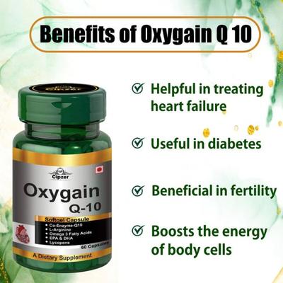 Cipzer Oxygain Q10 Softgel Capsule 60's - Multi-Vitamins