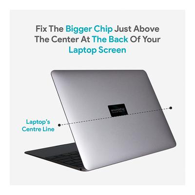 Envirochip Radiation Protection Chip - Laptop (Black) - Health Monitors And Equipment