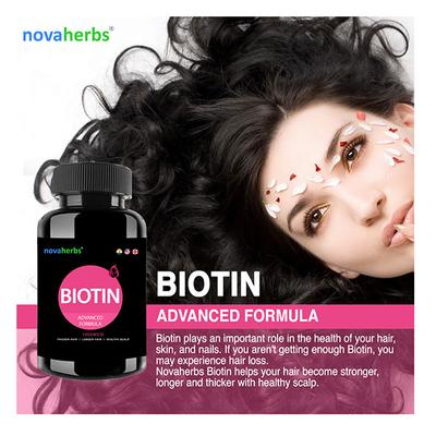 Novaherbs Biotin 10000 mcg Capsule 60's - Hair & Skin