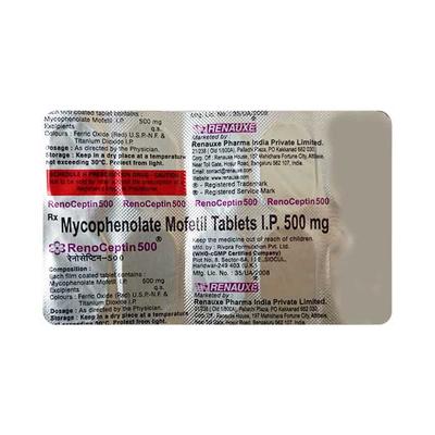RENOCEPTIN 500 Tablet 10's - Auto Immune Disease-Imm