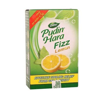 Dabur Pudin Hara Lemon Fizz Sachets (Pack of 20 x 5 gm) - Health Products