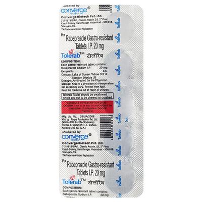 TOLERAB 20mg Tablet 10's - Ulcer/Reflux/Flatulence-Aaa