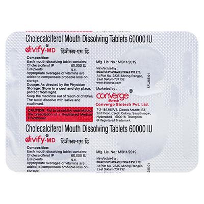 DIVIFY MD Sugar Free Tablet 4's - Supplements-Cal