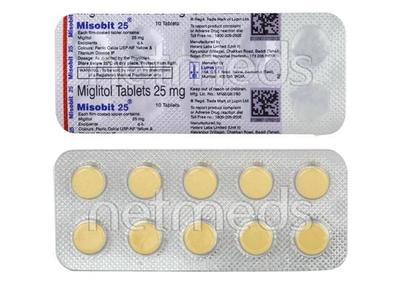 Misobit 25mg Tablet 10'S - Diabetes-Ant