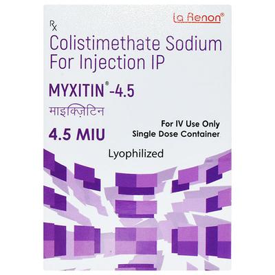 Myxitin 4.5Miu Injection 1'S - Bacterial Infections-OAB