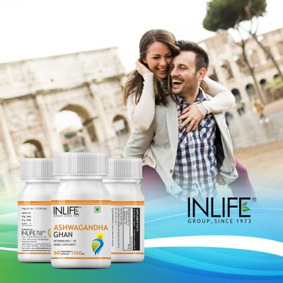 INLIFE Ashwagandha Ghan Capsules 60's - Ashwagandha