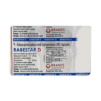 Rabestar D Capsule 10'S - Ulcer/Reflux/Flatulence-Aaa