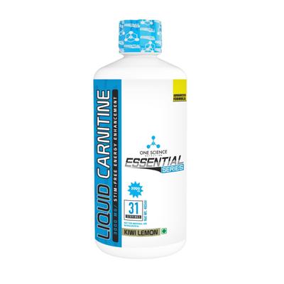 One Science Nutrition Essential Series Liquid Carnitine 3000 mg Drink - Kiwi Lemon 465 ml - Workout Essentials