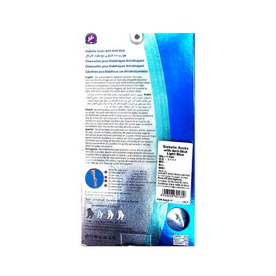 Flamingo Diabetic Socks With Anti-Skid - Light Blue (OC - 2156) (U) - Foot Care