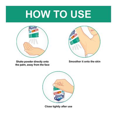 Dermicool Prickly Heat Powder - Menthol Regular 150 gm + Free Dettol Soap - Intense Cool 125 gm - Talcum Powders