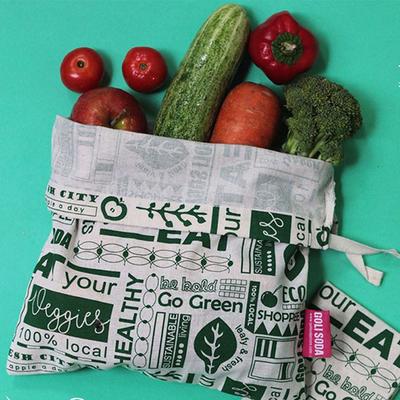 Goli Soda Go Green Reusable Cotton Bags - Large 1's - Others