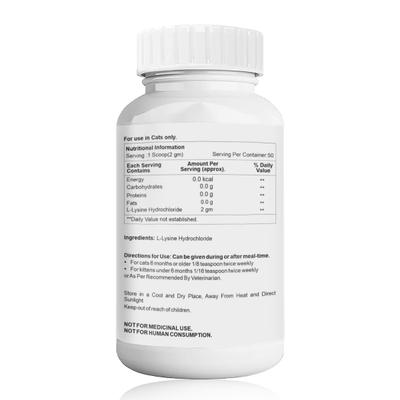 Petvit L-Lysine Powder for Cats 100 gm - Petfood