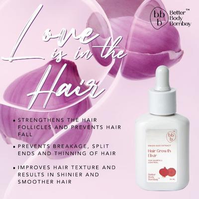 BBB Better Body Bombay Hair Growth Elixir-Onion Seed Extract 50 ml - Hair Treatment