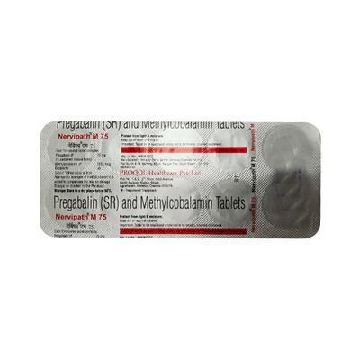 NERVIPATH M Tablet 10's - Neuropathic Pain-Dru