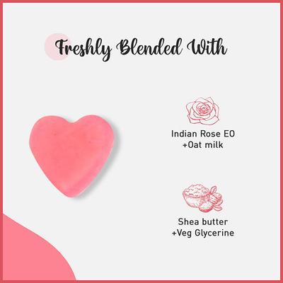 Body Cafe Bathing Bar - Valentine 100 gm - Shower Gels & Body Wash