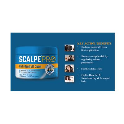 Scalpe Pro Anti Dandruff Hair Cream 100 gm - Hair Creams