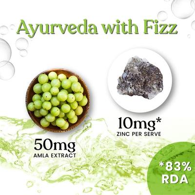 Kapiva Amla & Zinc Fizz Effervescent Powder 100 gm - Health Products