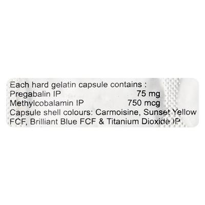 PRENYLE M 75mg Capsule 10's - Neuropathic Pain-Dru