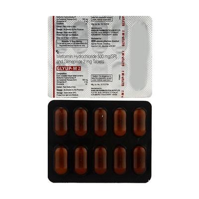 Glyup M 2mg Tablet 10'S - Diabetes-Ant